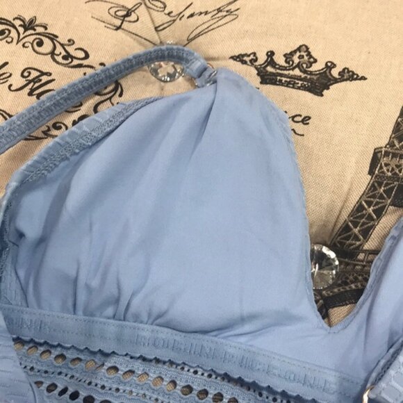 Robin Piccone Perla Crochet Lace Tankini Top - Picture 7 of 8